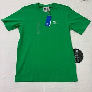 Adidas Originals Trefoil Ess Tee Energy Green T-Shirt JN0235 Men’s Size Small